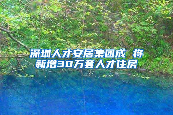 深圳人才安居集团成 将新增30万套人才住房