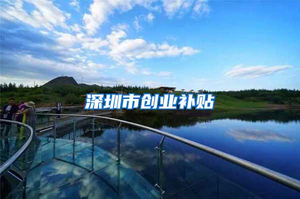 深圳市创业补贴