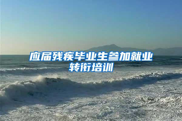应届残疾毕业生参加就业转衔培训