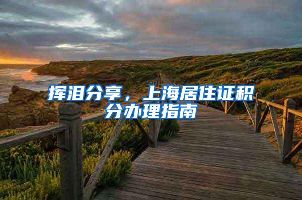 挥泪分享，上海居住证积分办理指南