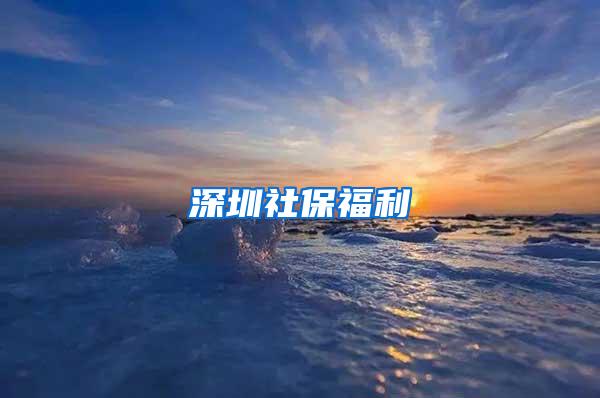 深圳社保福利