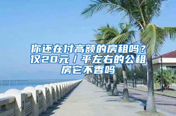 你还在付高额的房租吗？仅20元／平左右的公租房它不香吗