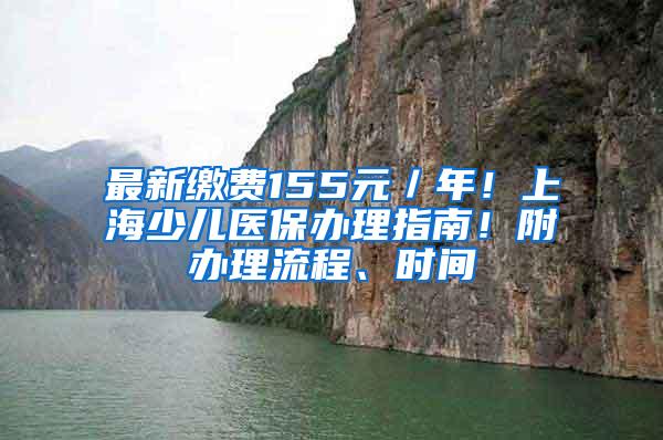 最新缴费155元／年！上海少儿医保办理指南！附办理流程、时间