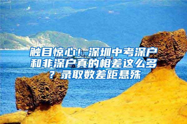 触目惊心！深圳中考深户和非深户真的相差这么多？录取数差距悬殊