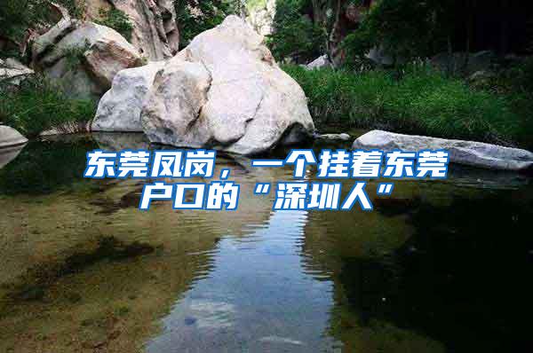 东莞凤岗，一个挂着东莞户口的“深圳人”