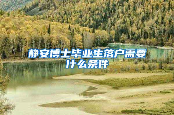 静安博士毕业生落户需要什么条件