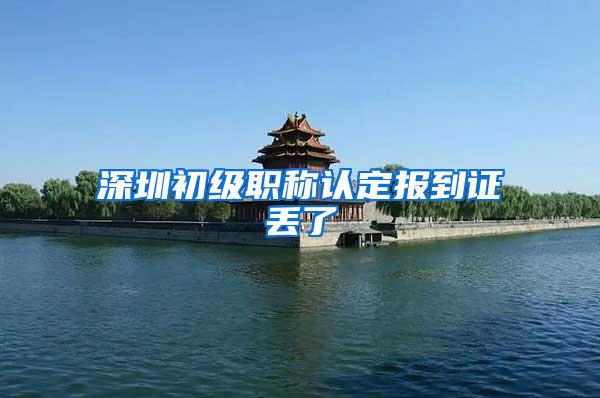 深圳初级职称认定报到证丢了