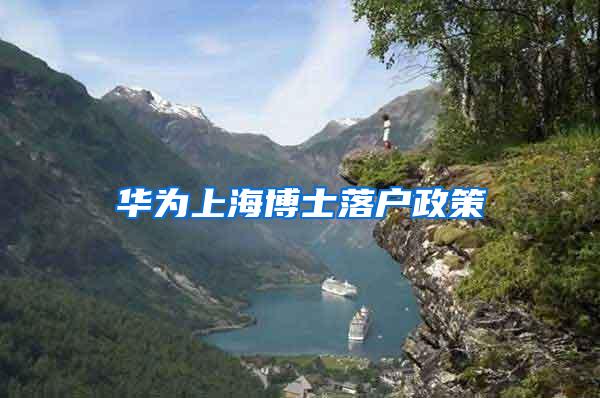 华为上海博士落户政策