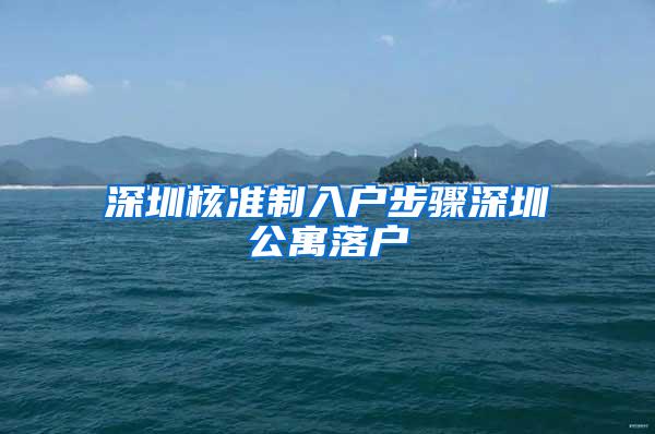 深圳核准制入户步骤深圳公寓落户