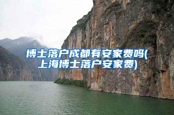 博士落户成都有安家费吗(上海博士落户安家费)