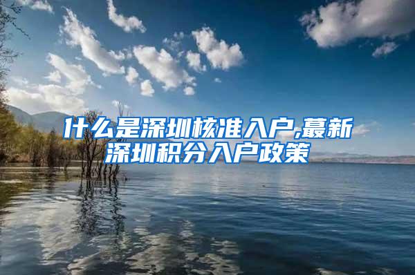 什么是深圳核准入户,蕞新深圳积分入户政策