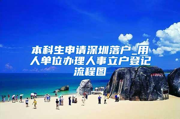 本科生申请深圳落户_用人单位办理人事立户登记流程图
