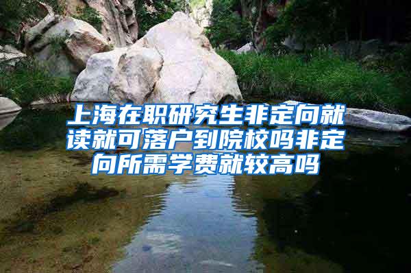 上海在职研究生非定向就读就可落户到院校吗非定向所需学费就较高吗