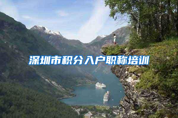 深圳市积分入户职称培训