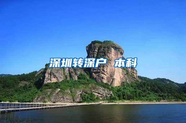 深圳转深户 本科