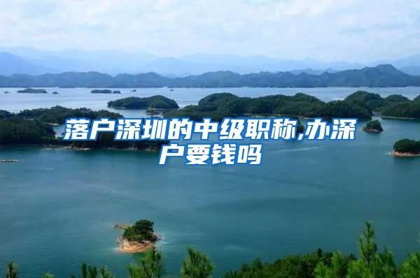 落户深圳的中级职称,办深户要钱吗