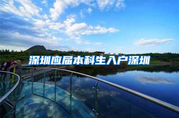 深圳应届本科生入户深圳