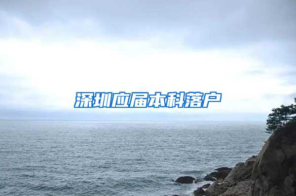 深圳应届本科落户