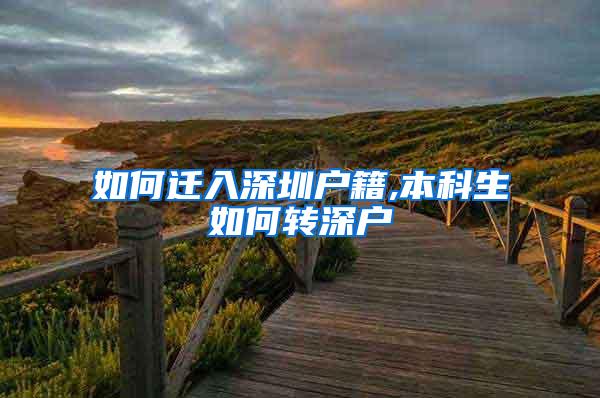 如何迁入深圳户籍,本科生如何转深户