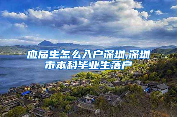 应届生怎么入户深圳,深圳市本科毕业生落户