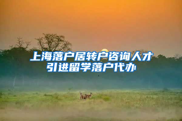 上海落户居转户咨询人才引进留学落户代办