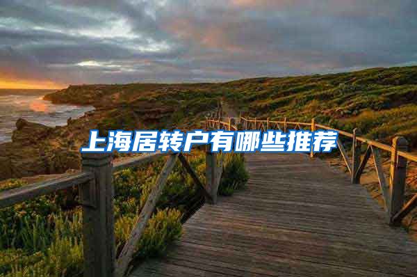 上海居转户有哪些推荐