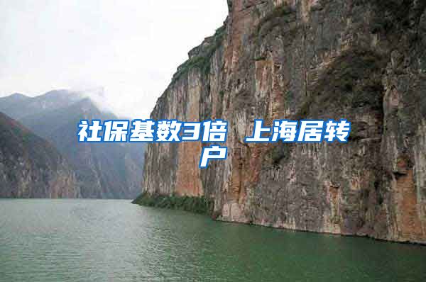 社保基数3倍 上海居转户