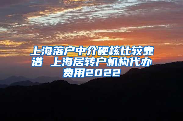 上海落户中介硬核比较靠谱 上海居转户机构代办费用2022