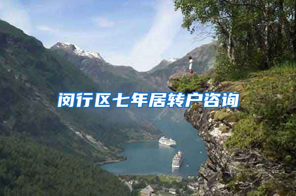 闵行区七年居转户咨询