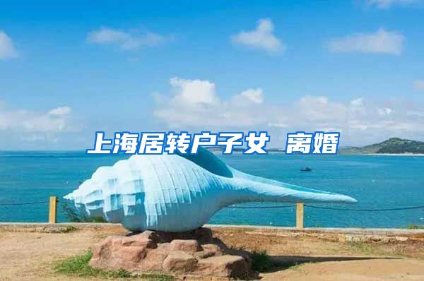 上海居转户子女 离婚
