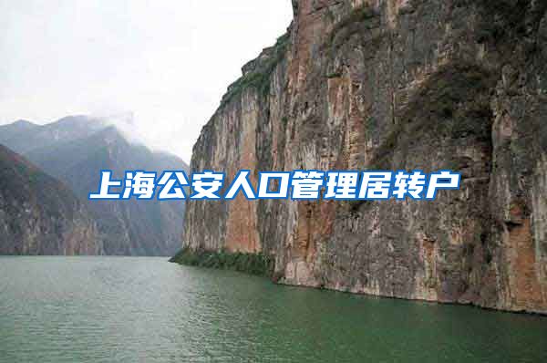上海公安人口管理居转户