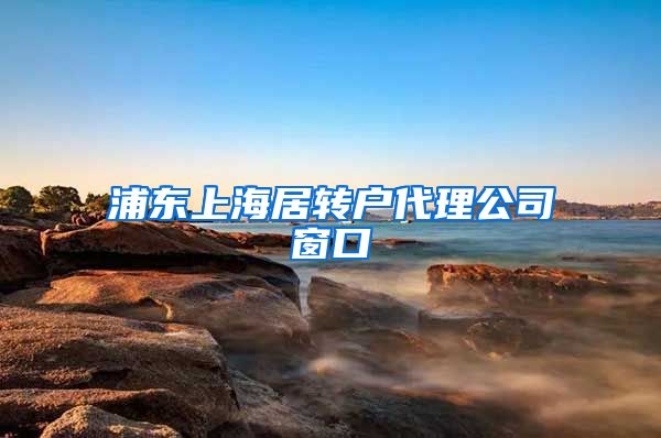 浦东上海居转户代理公司窗口