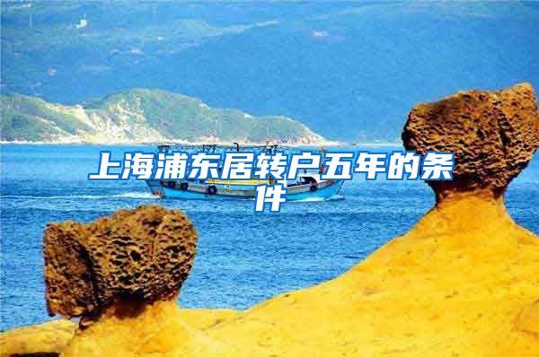 上海浦东居转户五年的条件