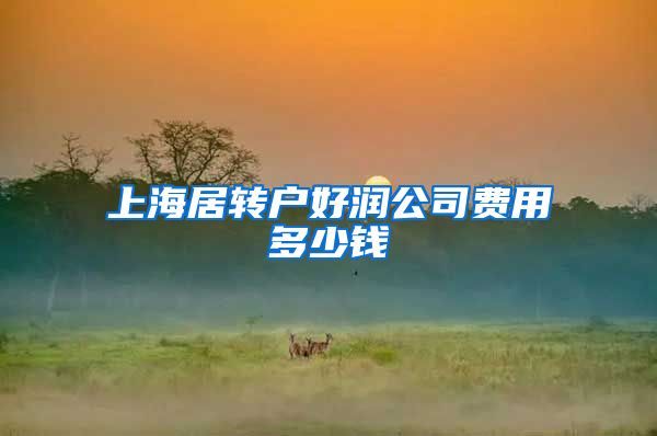 上海居转户好润公司费用多少钱