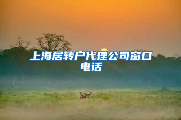 上海居转户代理公司窗口电话