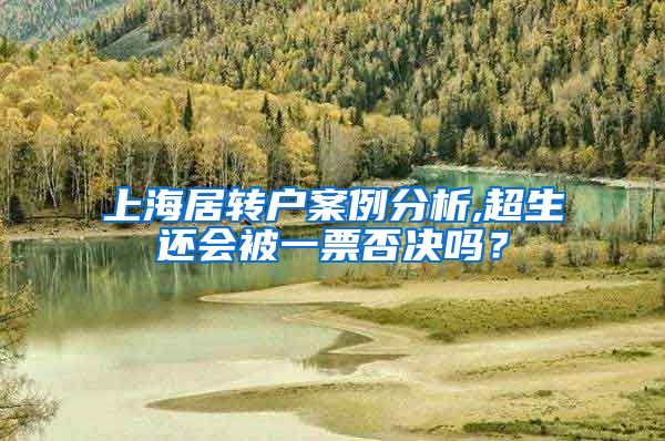 上海居转户案例分析,超生还会被一票否决吗？