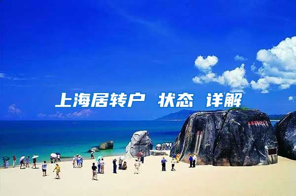 上海居转户 状态 详解