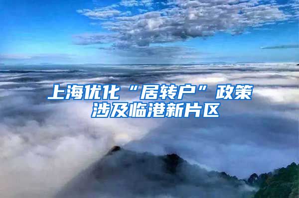 上海优化“居转户”政策 涉及临港新片区