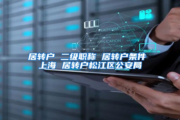 居转户 二级职称 居转户条件 上海 居转户松江区公安局