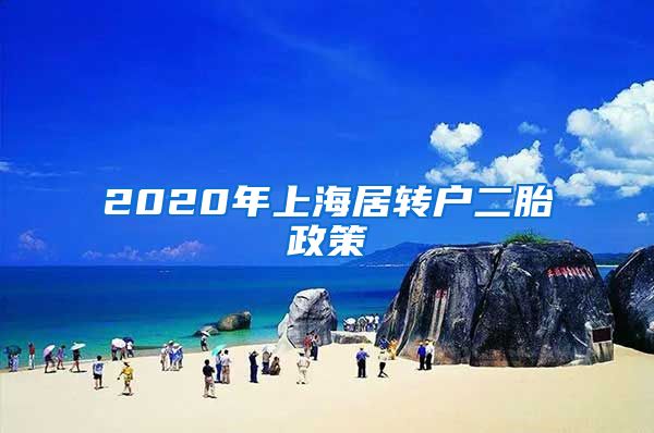 2020年上海居转户二胎政策