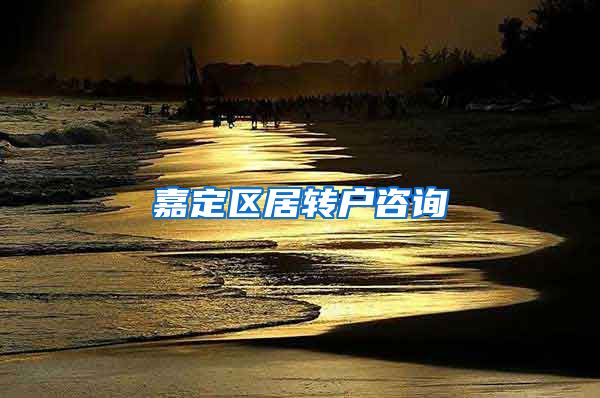 嘉定区居转户咨询