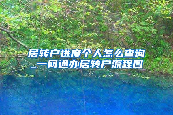 居转户进度个人怎么查询_一网通办居转户流程图